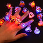 LED Halloween Lysende Ring – Sæt med 50 stk.