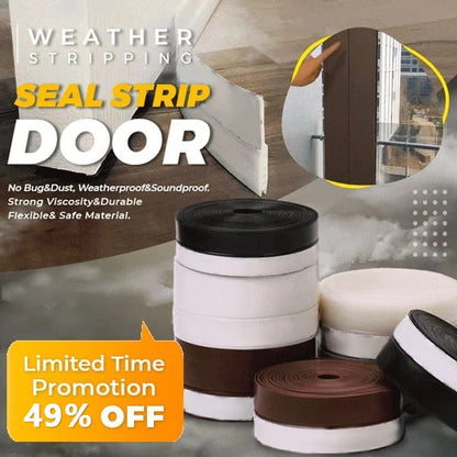🚪 50% RABAT NU! ✨ Tætningsliste til døre 5M – lydisolerende, insekt- og støvtæt – perfekt til døre, vinduer og skabe 🏠