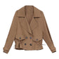 Kort Trenchcoat i Koreansk Stil