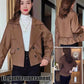 Kort Trenchcoat i Koreansk Stil