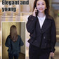 Kort Trenchcoat i Koreansk Stil