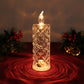 Set med 4 LED-kristalljus