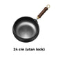 🍳🔥 Ubelagt jernpande – jo mere du bruger den, desto bedre bliver den som non-stick – uden kemikalier, uden belægning, der skaller af 🍳