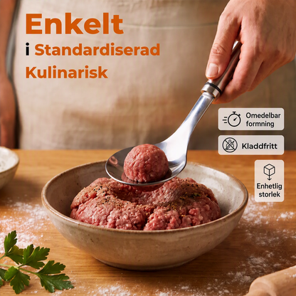 📢📢50% RABAT!! ⏰Kødbolleformer i rustfrit stål