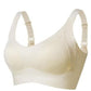 🎁Köp 1 Få 3 Förpackningar💕Ribbad Push Up Justerbar Trådlös BH för kvinnor