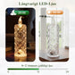 Set med 4 LED-kristalljus