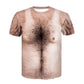 MUSKELTATTOO T-shirt med Heldækkende Print
