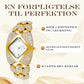 💜SIDSTE DAGS TILBUD - 50% RABAT💜Retrokvartsur med funklende rhinsten⌚