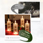 Set med 4 LED-kristalljus