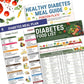 🔥Het försäljning 50 % RABATT🎁Lista över livsmedel för diabetiker och måltidsplanerare