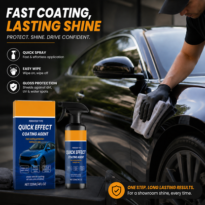 🎉Over 58.000 solgte 🚗 Bilbeskyttelsesspray, hurtig påføring med høj glans, beskyttelse mod vandpletter og UV-stråling til billak