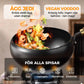 🍳🔥 Ubelagt jernpande – jo mere du bruger den, desto bedre bliver den som non-stick – uden kemikalier, uden belægning, der skaller af 🍳