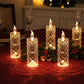 Set med 4 LED-kristalljus