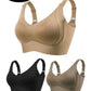 🎁Köp 1 Få 3 Förpackningar💕Ribbad Push Up Justerbar Trådlös BH för kvinnor