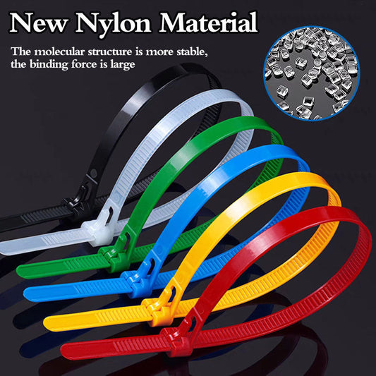 Spänne Självlåsande Premium Nylon Kabelbuntband
