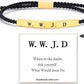 🔥Hot Sale 49% rabat🔥Inspire armbånd GOD IS IN CONTROL/W.W.J.D - Elegant design med unikke mønstre og bogstaver