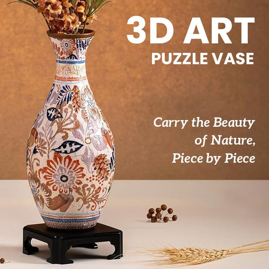 🎄Julekampagne - 49% rabat🎄3D Kunst-Puslespil-Vase