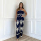 Ärmlös Jumpsuit med Vida Ben och Halter för Kvinnor