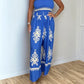 Ärmlös Jumpsuit med Vida Ben och Halter för Kvinnor