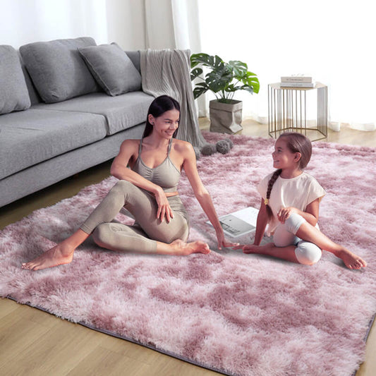 ⏳Begränsad tid 50 % rabatt⏰Gradientfärgad Plyschmatta 🛋️