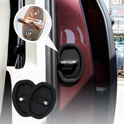 Silikonskydd för bildörrlås - ljuddämpande kudde