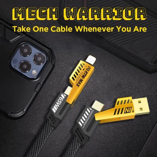 4-i-1 PD-snabbladdningskabel, 27 W, 65 W