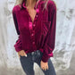 Långärmad Loose Fit Golden Velvet Shirt