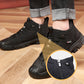 [Gratis forsendelse] Sneaker i læder med imiteret uldfor til mænd