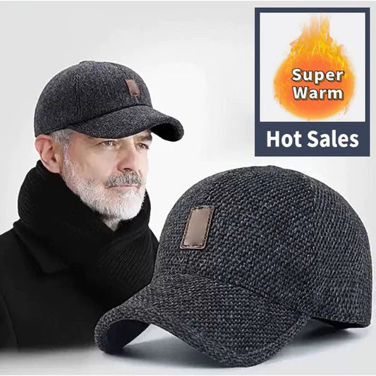 🔥REA 50% Rabatt -THEAITHFUL ™ Vinter varm lättvikt [Winter Baseball Caps med öronmuffor]