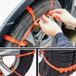 🚗 50% RABATT! ❄️ Universella Återanvändbara Anti-Skid Nylon Däckkedjor – Säker Körning i Vinter ✨