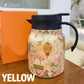 Vintage blommönster te-termos – inbyggd infusionsenhet, 35 Oz