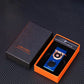 USB-opladelig vindtæt digital lighter med LED-lys