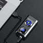 USB-opladelig vindtæt digital lighter med LED-lys