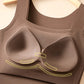 U Neck Thermal Tank Tops för kvinnor med inbyggd behå