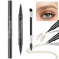 💖KJØP 1 FÅ 1 GRATIS💖2-i-1 4D-øjenbrynsblyant (naturlig brynmakeup og øjenvippelinje)