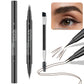 💖KJØP 1 FÅ 1 GRATIS💖2-i-1 4D-øjenbrynsblyant (naturlig brynmakeup og øjenvippelinje)