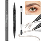 💖KJØP 1 FÅ 1 GRATIS💖2-i-1 4D-øjenbrynsblyant (naturlig brynmakeup og øjenvippelinje)