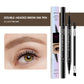 💖KJØP 1 FÅ 1 GRATIS💖2-i-1 4D-øjenbrynsblyant (naturlig brynmakeup og øjenvippelinje)