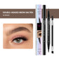 💖KJØP 1 FÅ 1 GRATIS💖2-i-1 4D-øjenbrynsblyant (naturlig brynmakeup og øjenvippelinje)