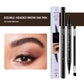 💖KJØP 1 FÅ 1 GRATIS💖2-i-1 4D-øjenbrynsblyant (naturlig brynmakeup og øjenvippelinje)