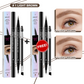 💖KJØP 1 FÅ 1 GRATIS💖2-i-1 4D-øjenbrynsblyant (naturlig brynmakeup og øjenvippelinje)