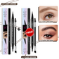 💖KJØP 1 FÅ 1 GRATIS💖2-i-1 4D-øjenbrynsblyant (naturlig brynmakeup og øjenvippelinje)