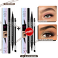 💖KJØP 1 FÅ 1 GRATIS💖2-i-1 4D-øjenbrynsblyant (naturlig brynmakeup og øjenvippelinje)