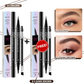 💖KJØP 1 FÅ 1 GRATIS💖2-i-1 4D-øjenbrynsblyant (naturlig brynmakeup og øjenvippelinje)