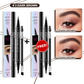 💖KJØP 1 FÅ 1 GRATIS💖2-i-1 4D-øjenbrynsblyant (naturlig brynmakeup og øjenvippelinje)