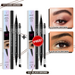 💖KJØP 1 FÅ 1 GRATIS💖2-i-1 4D-øjenbrynsblyant (naturlig brynmakeup og øjenvippelinje)