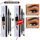 💖KJØP 1 FÅ 1 GRATIS💖2-i-1 4D-øjenbrynsblyant (naturlig brynmakeup og øjenvippelinje)
