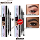 💖KJØP 1 FÅ 1 GRATIS💖2-i-1 4D-øjenbrynsblyant (naturlig brynmakeup og øjenvippelinje)