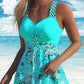 ⏳Tidsbegrænset tilbud⏰Strap Top & Fitted Swim Shorts Separabel badedragt