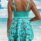 ⏳Tidsbegrænset tilbud⏰Strap Top & Fitted Swim Shorts Separabel badedragt